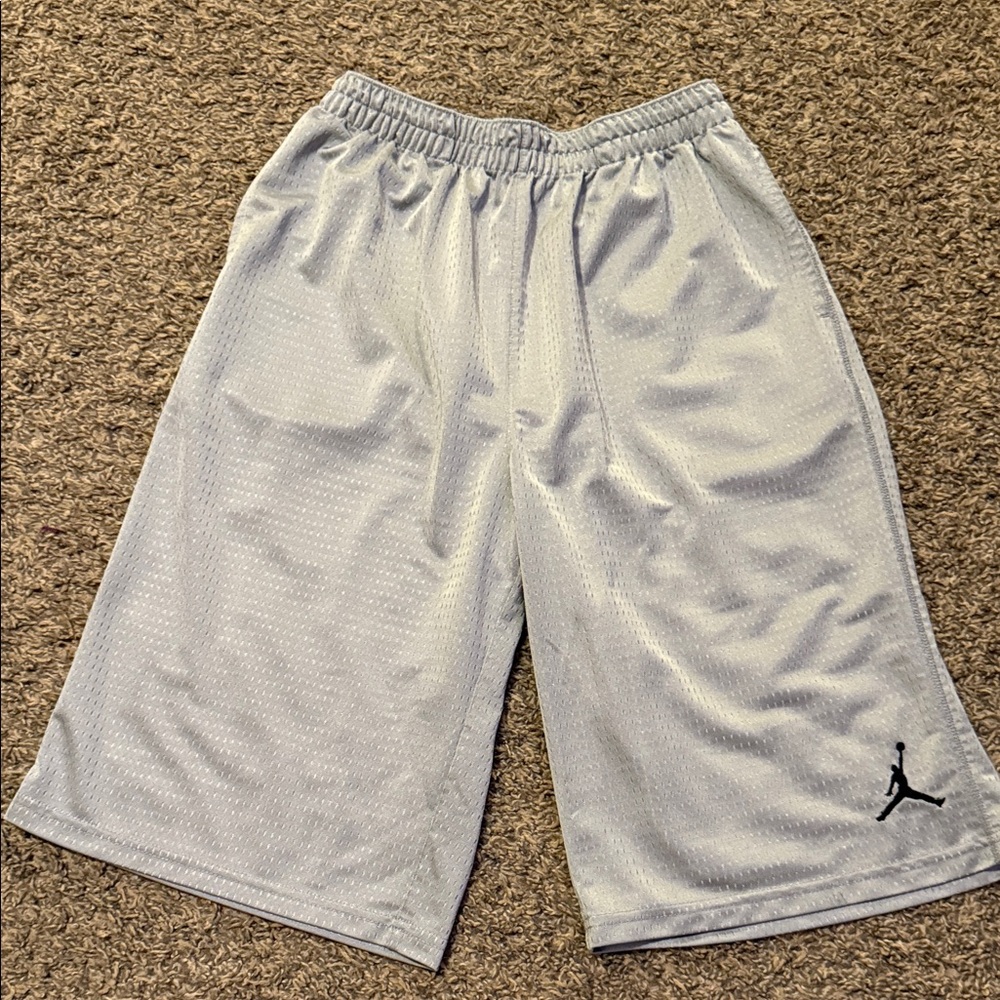 Jordan Boys’ Gray Basketball Shorts